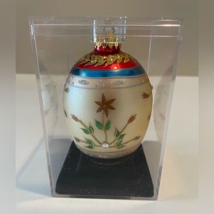 Unique Treasures Collection Limited Series Hand Crafted Christmas Glass Ornament